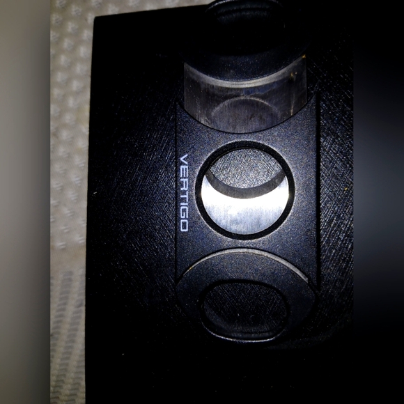 Vertigo Black and Silver Cigar Cutter - Picture 1 of 5